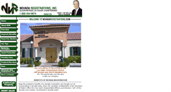 Desktop Screenshot of nevadaregistrations.com